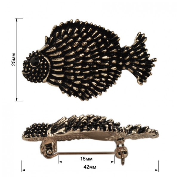 Брошь на булавке ,